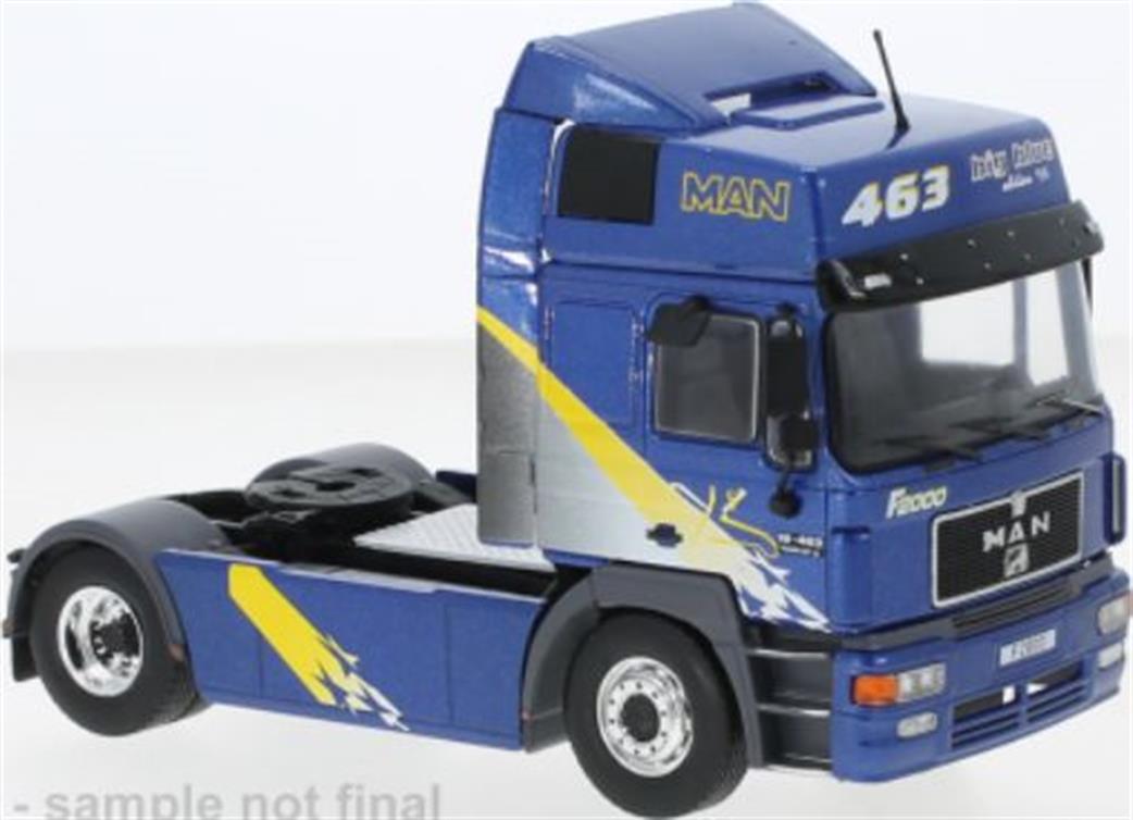 IXO 1/43 TR139 MAN F 2000 Blue 1994 Diecast Model