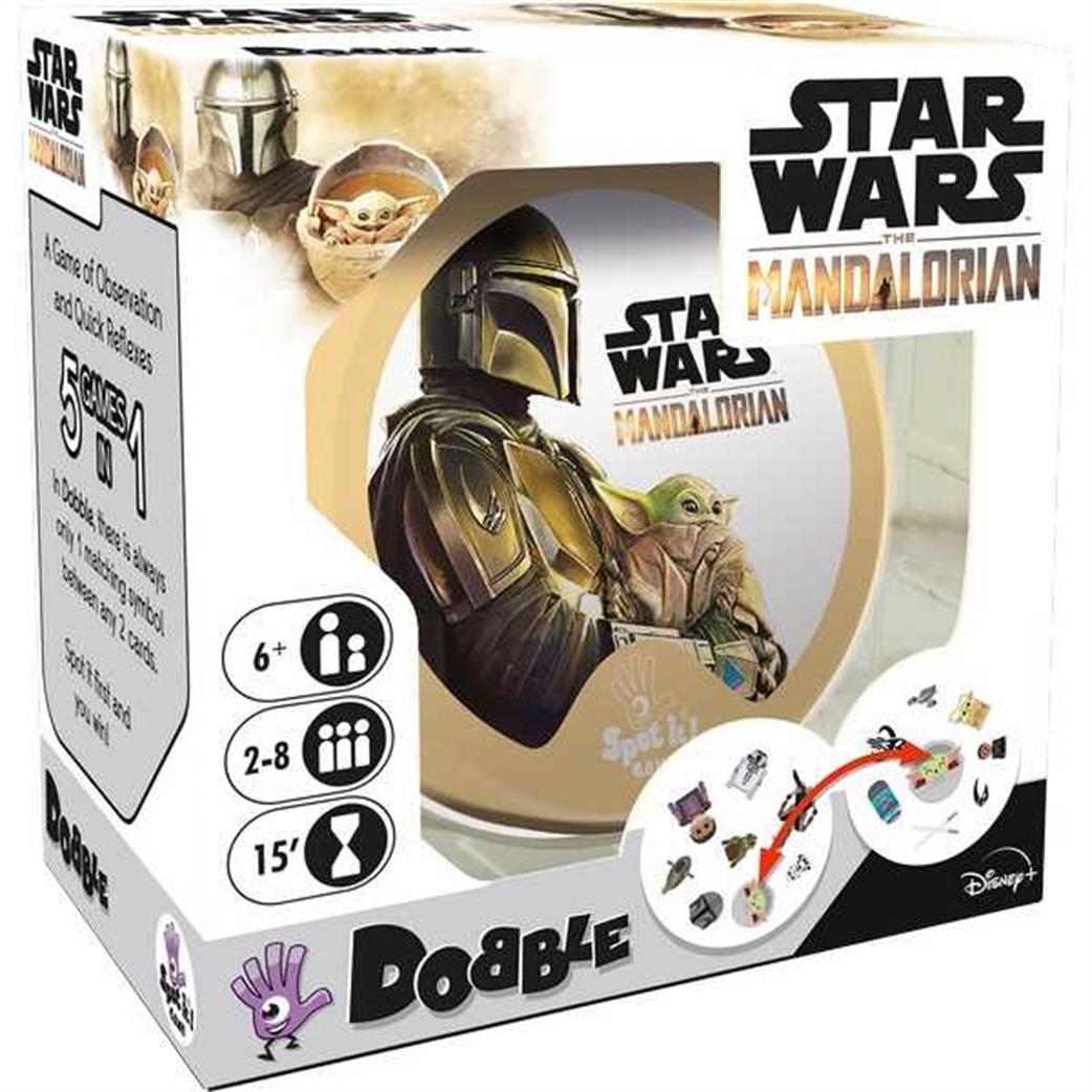 DOBSWM01EN Mandalorian Dobble Card Game