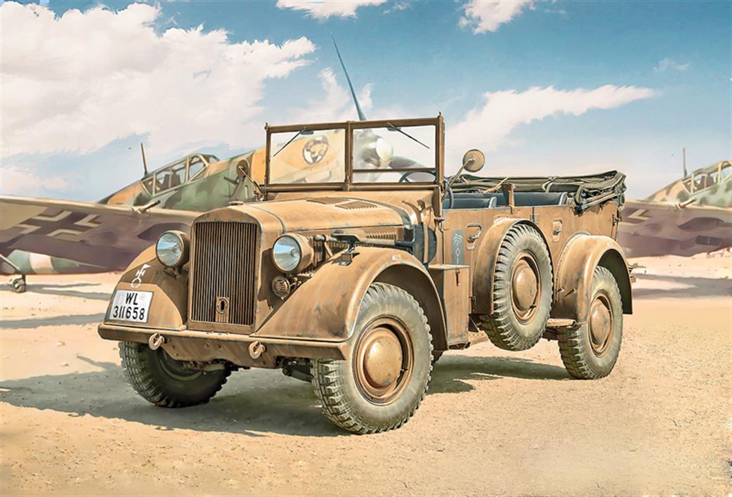 Italeri 1/35 6597 Kfz 12 Horch typ 40 German Utility Vehicle Kit