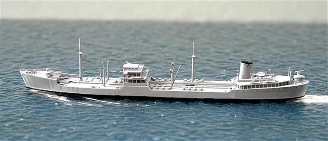 John's Model Shipyard 1/1200 MV202A Ohio the large fast oil tanker in Pedestal Convoy 1942