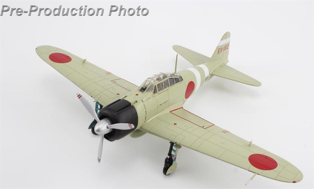 Hobby Master 1/48 HA8810 Japan A6M2 Zero Fighter Type 21 PO 1st Class Testsuzo Iwamoto Carrier Zuikaku Dec 1941 Pearl Harbour