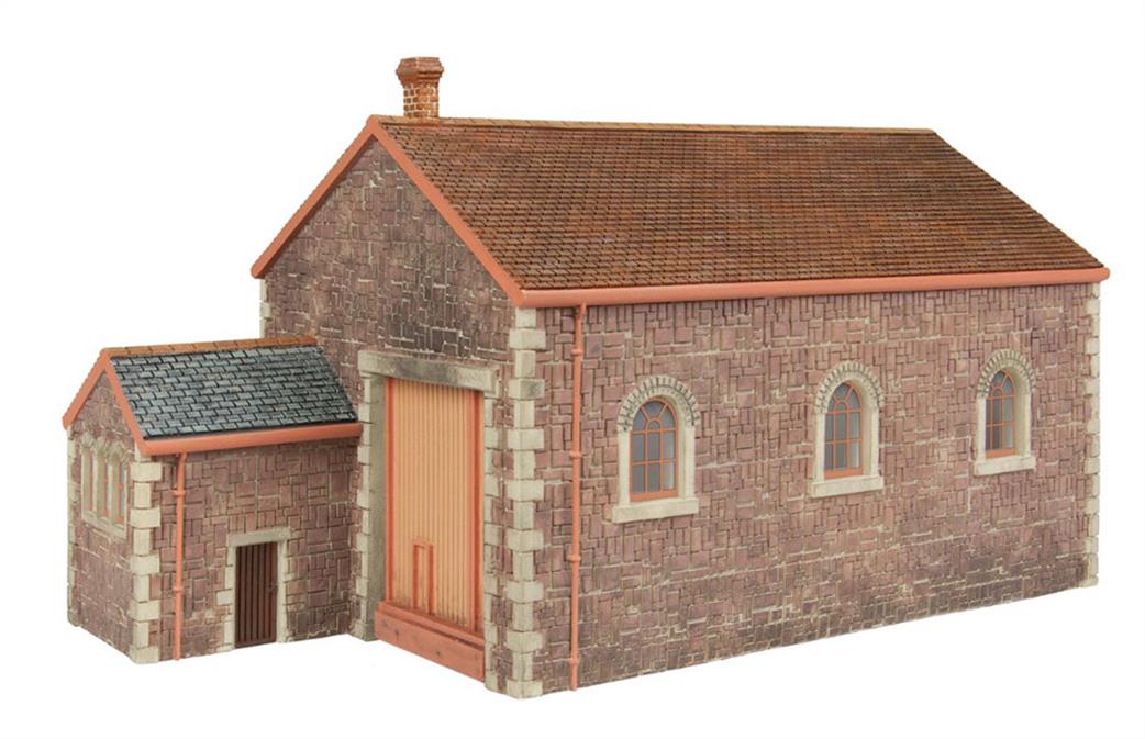 Hornby OO R7392 GWR Dunster Goods Shed Painted Cast Resin Buildings