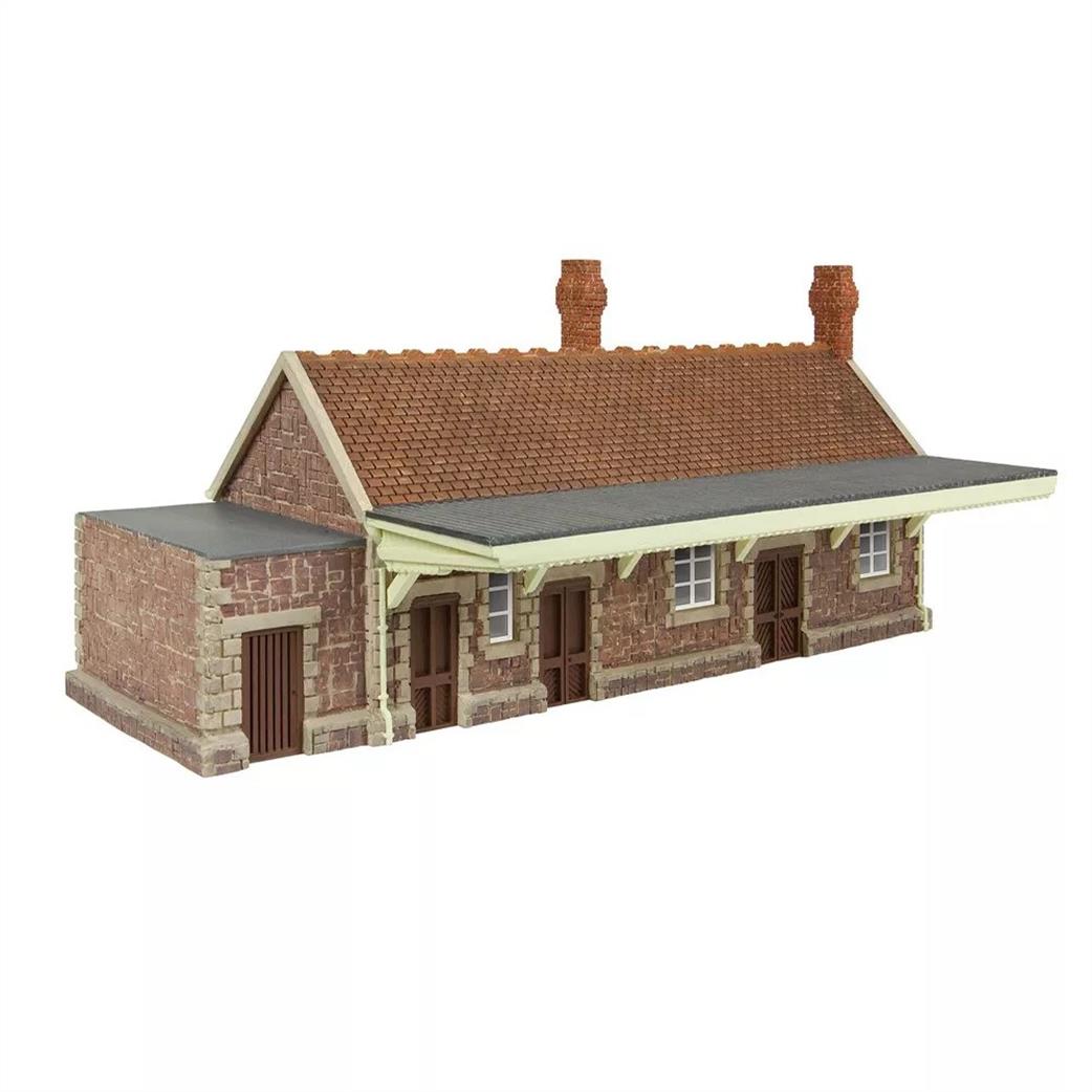 Hornby OO R7391 GWR Dunster Station Painted Cast Resin Building