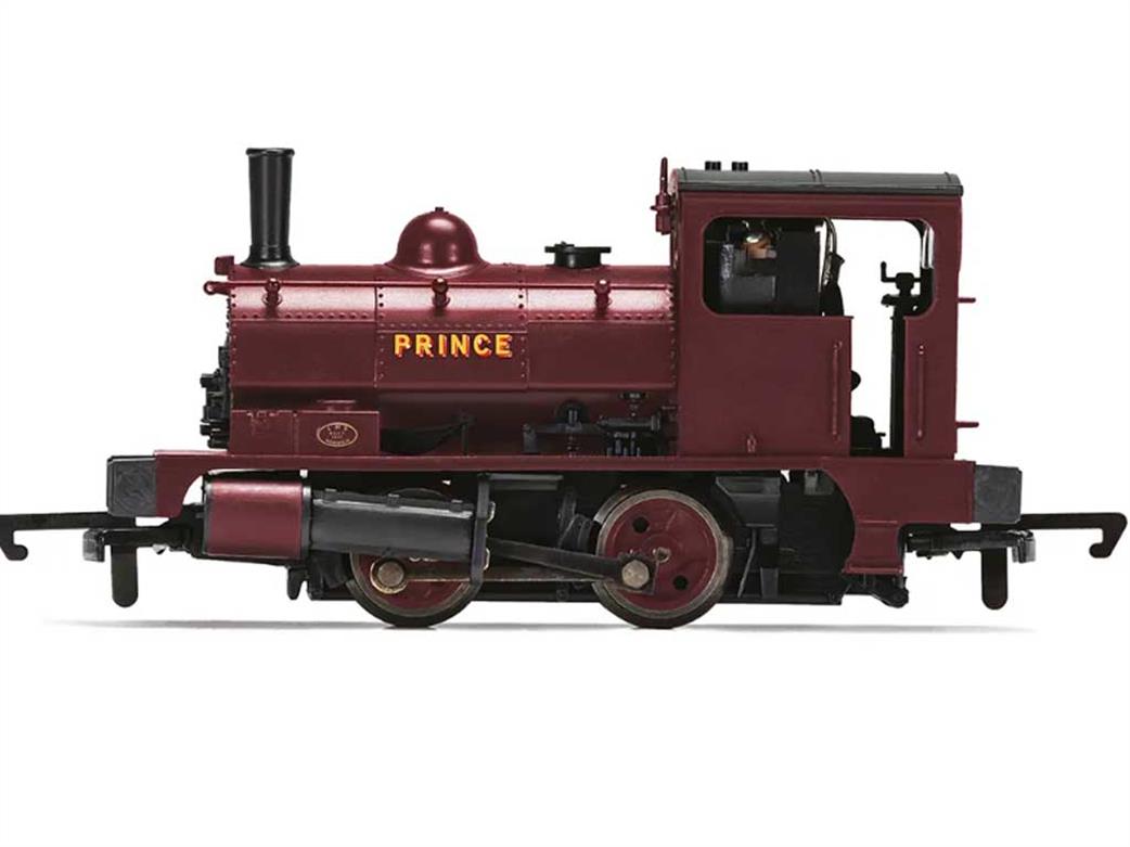 Hornby OO R30287 Prince ex-L&Y Pug 0-4-0 ST United Glass Bottle Manufacturing Ltd Crimson Livery