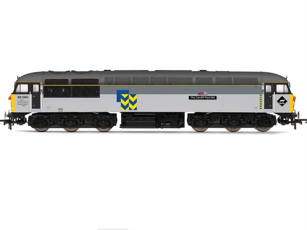 Hornby OO R30155TXS BR 56060 The Cardiff Rod Mill Class 56 Diesel Locomotive Railfreight Triple Grey Sound Fitted