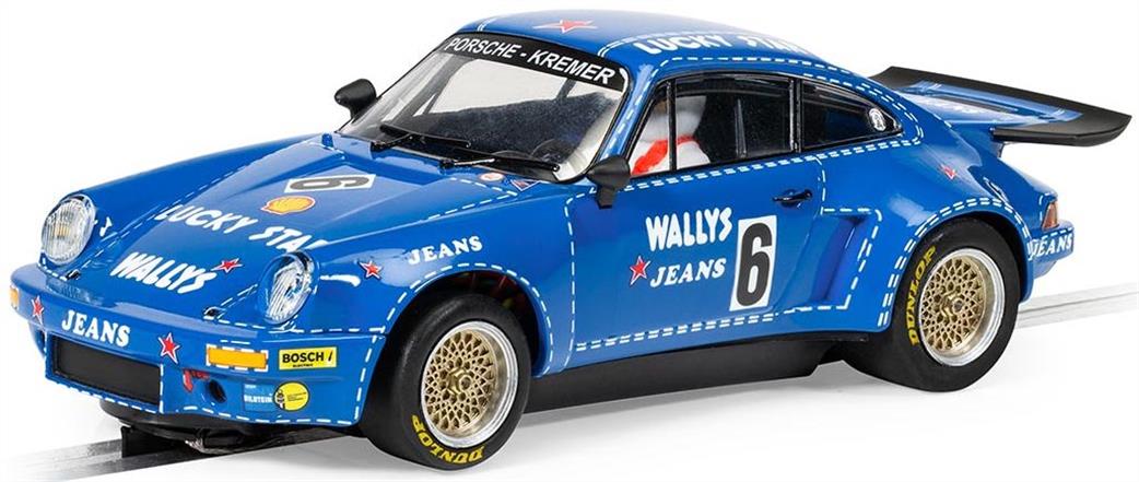 Scalextric 1/32 C4398 Porsche 911 Carrera RSR 3.0 Wallys Jeans Slot Car