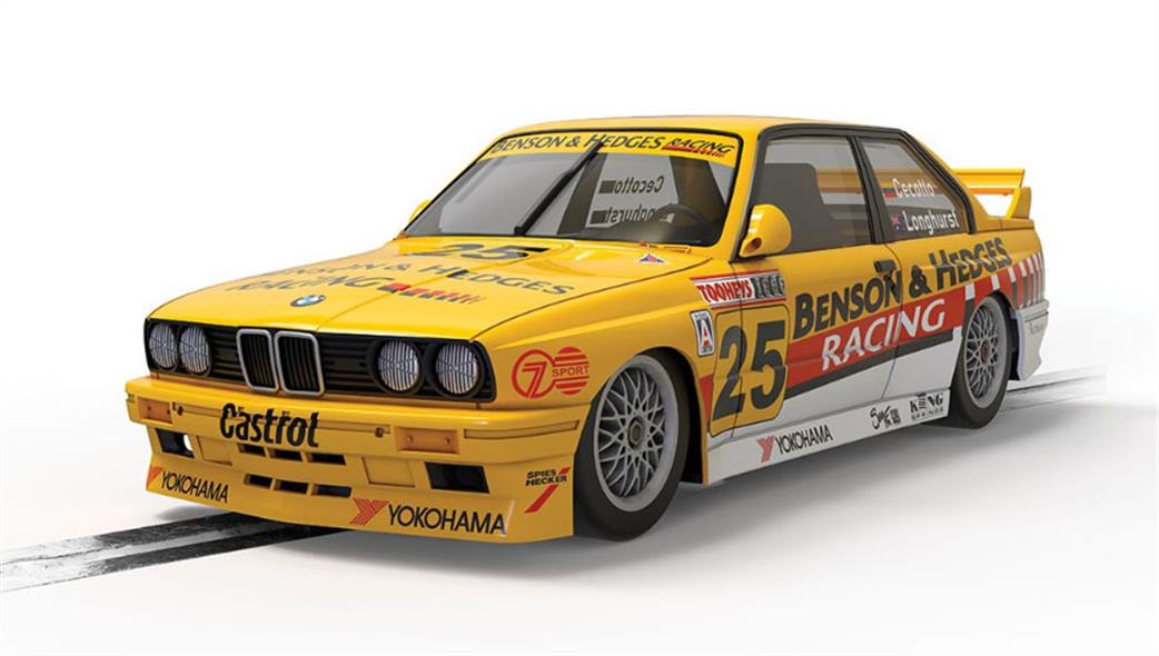 Scalextric 1/32 C4401 BMW E30 M3 Bathurst 1000 1992 Longhurst & Cecotto Slot Car