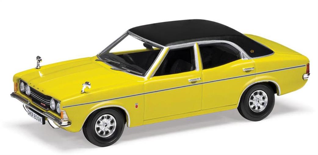 Corgi 1/43 VA10320 Ford Cortina Mk3 2.0 Gt Daytona Yellow