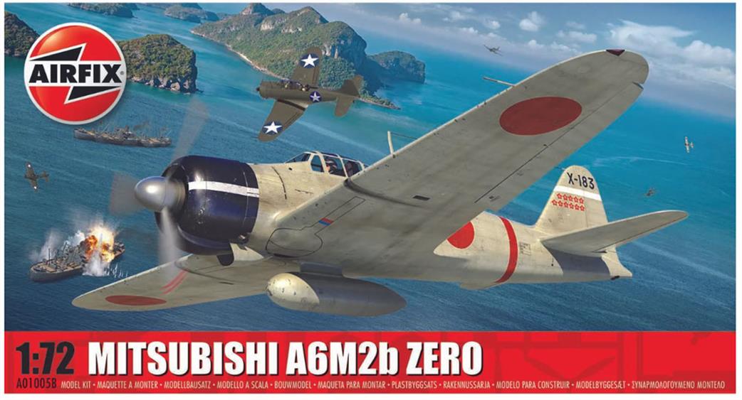 Airfix 1/72 A01005B Mitsubishi A6M2b Zero Kit