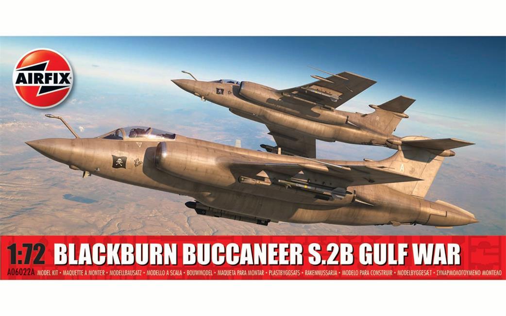 Airfix 1/72 A06022A Blackburn Buccaneer S.2 Gulf War Bomber Aircraft Kit