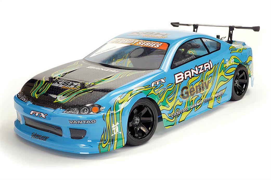 FTX 1/10 FTX5534B Nitro Banzai Street Drift 4wd RTR Car in Blue