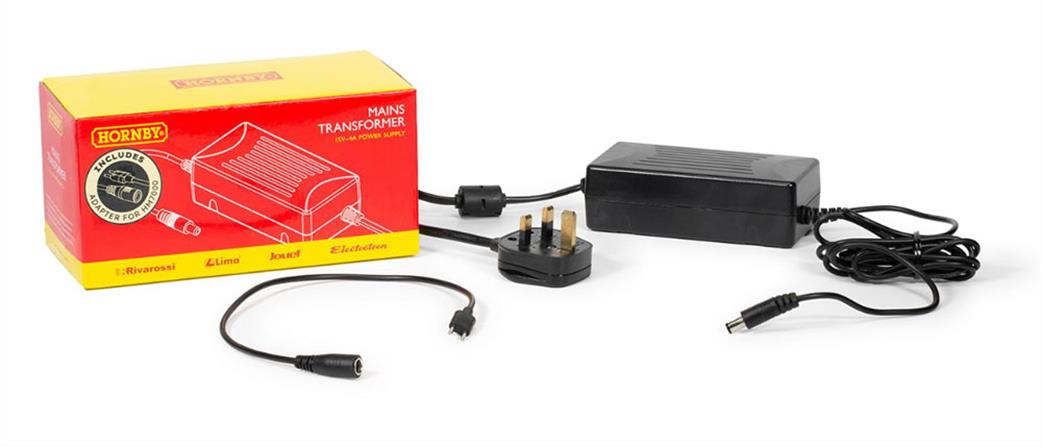 Hornby  R7337 HM7000 15V 4A Transformer (UK 3-pin plug) & Power Supply Adapter