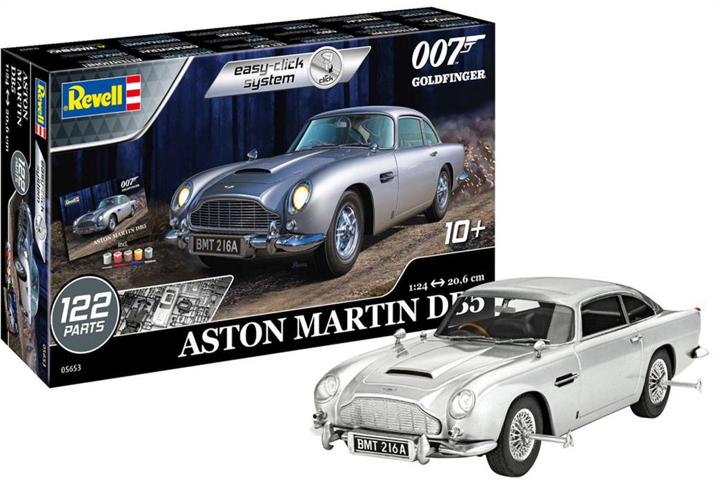 Revell 1/24 05653 Easy Click James Bond Aston Martin DB5 Gift Set