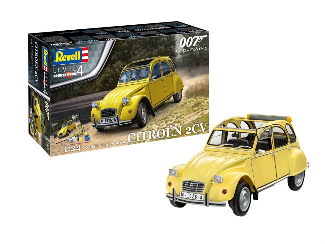 Revell 1/24 05663 James Bond Citroen 2CV Gift Set