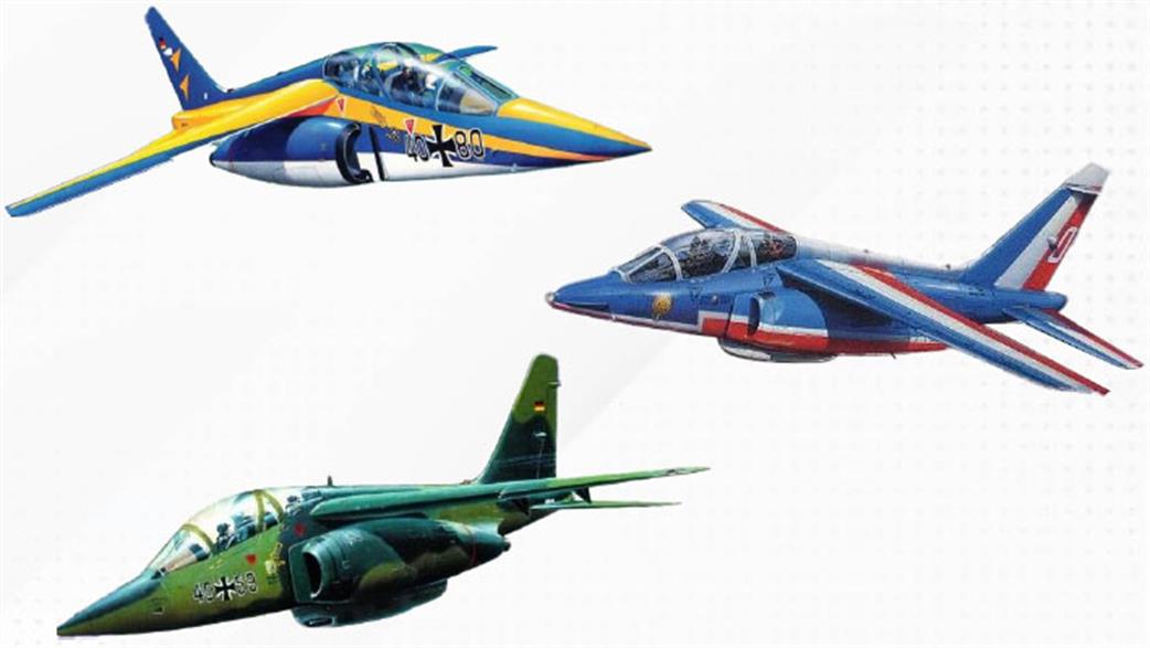 Revell 1/144 03810 Alpha Jet 50th Anniversary 3 Kits