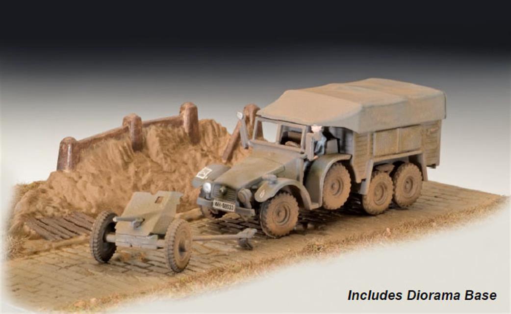 Revell 1/76 03344 Krupp Protze KFZ 69 With 3.7CM Pak Kit