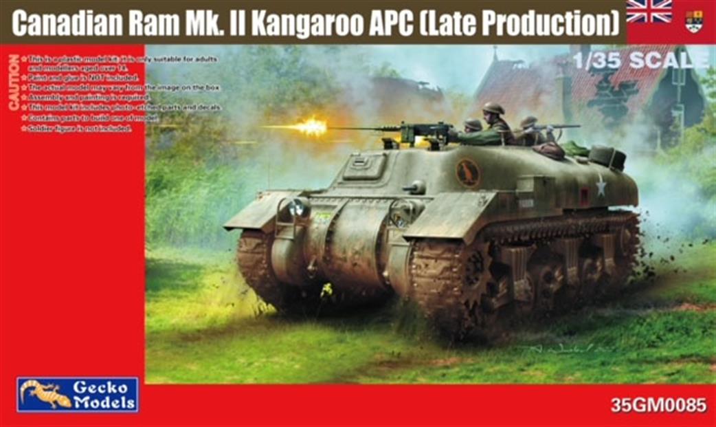 Gecko Models 1/35 35GM0085 Canadian Ram MkII Kangaroo APC Late Version Kit