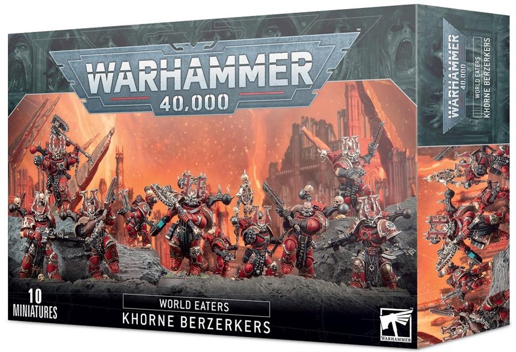 Games Workshop 28mm 43-10 World Eaters Khorne Berzerkers