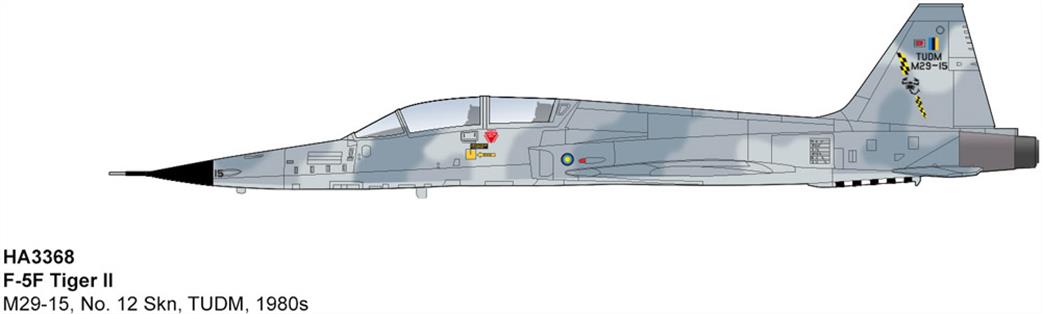 Hobby Master 1/72 HA3368 Northrop Grumman F-5E Tiger II TUDM