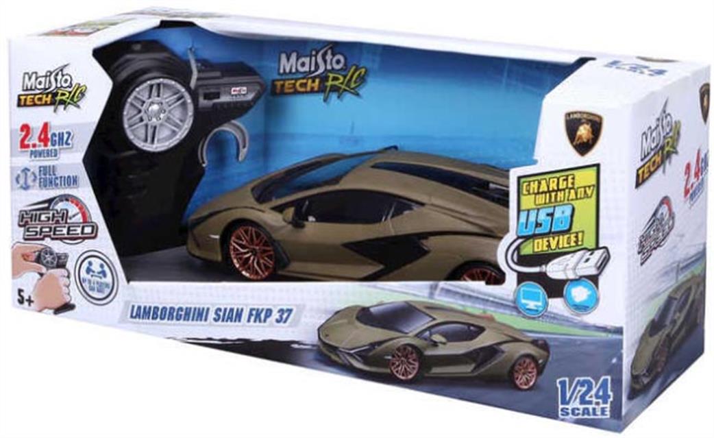 Maisto 1/24 M82338 Lamborghini Sian 2.4ghz Premium Radio Controlled Car Model