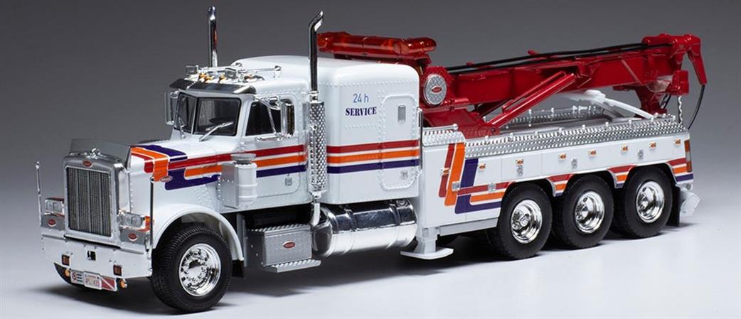 IXO 1/43 TTR030 Peterbilt 359 Wrecker White Diecast Model