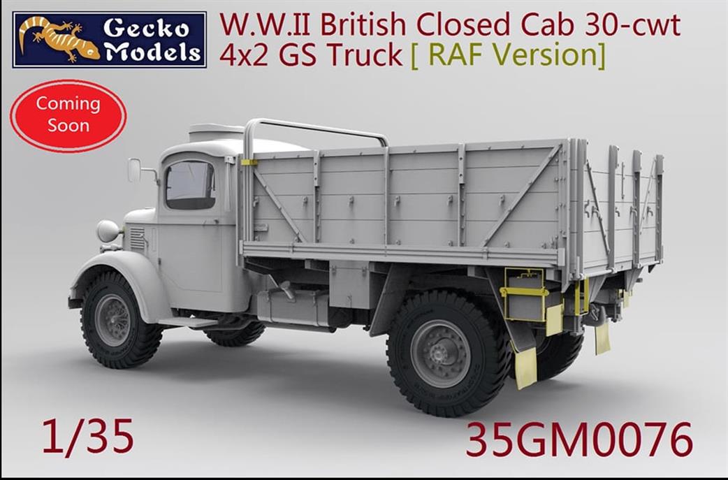 Gecko Models 1/35 35GM0076?? RAF Version Open Cab 30 CWT 4 X 2 GS Truck Kit