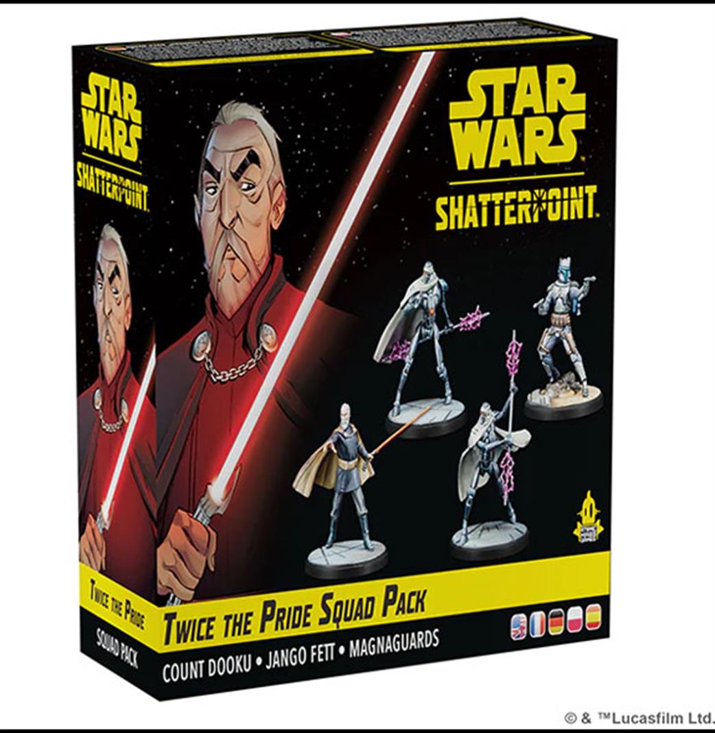 Atomic Mass Games  SWP03 Twice the Pride Count Dooku Squad Pack for Star Wars Shatterpoint