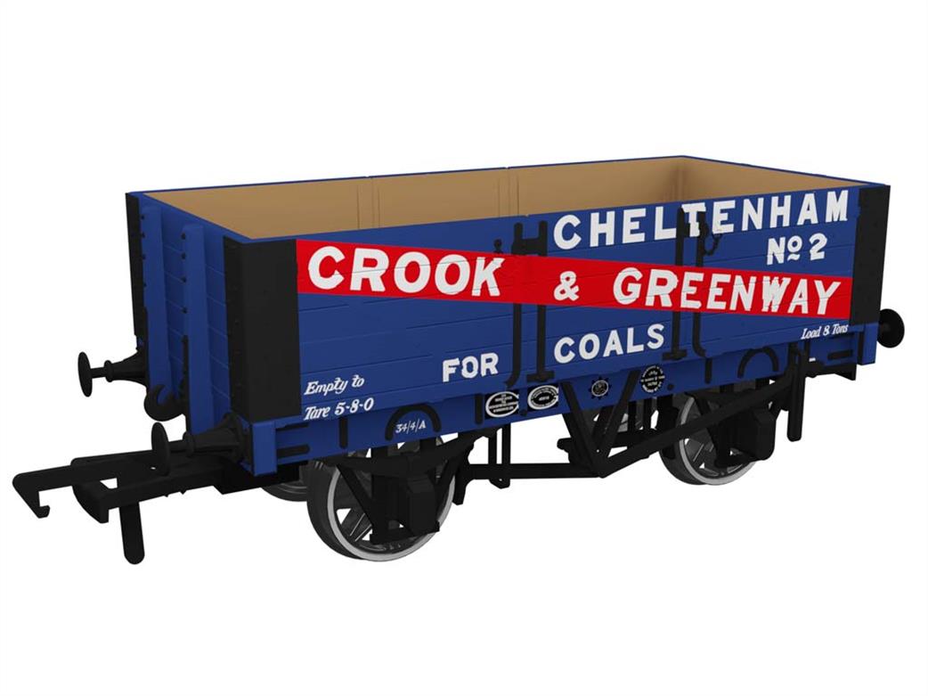 Rapido Trains OO 967005 Crook & Greenway, Cheltenham RCH 1907 5 Plank Open Wagon 2