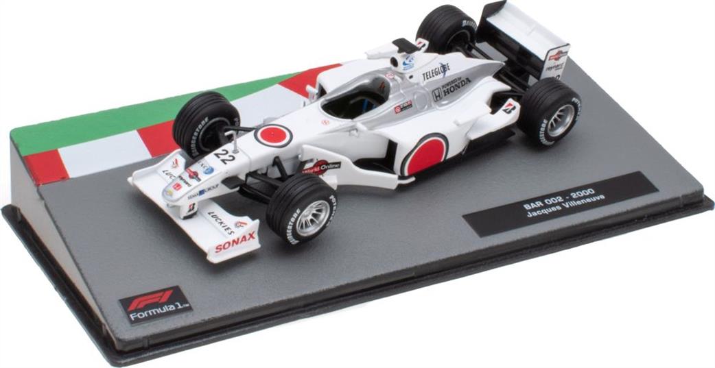 MAG 1/43 MAG NS092 Bar 002 2000 Jacques Villeneuve Cased F1 Collection