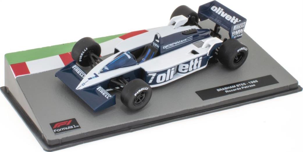 MAG 1/43 MAG NS110 Brabham Bt55 1986 Riccardo Patrese Cased F1 Collection