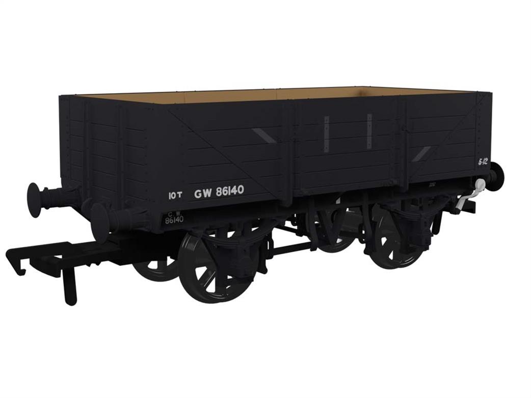 Rapido Trains OO 943009 GWR 86140 Diagram O11 5 Plank Open Wagon GWR Grey Post-1942 Smaller Lettering