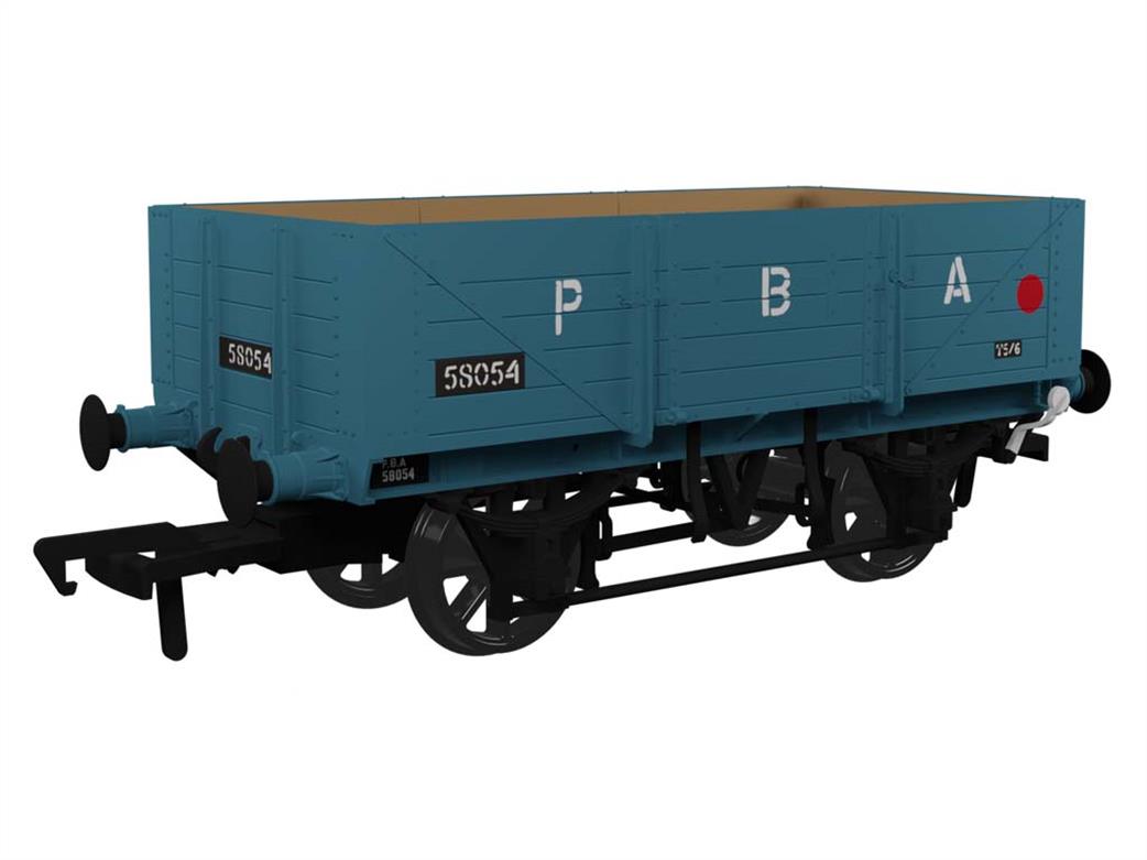 Rapido Trains OO 943025 Port of Bristol 58054 GWR Diagram O11 5 Plank Open Wagon PBA Blue