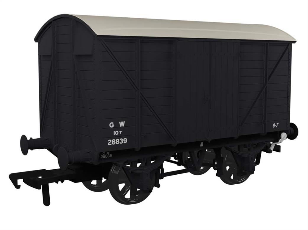 Rapido Trains OO 944019 GWR 28839 Diagram V16 MINK Ventilated Box Van GWR Grey Post-1936 Small Lettering