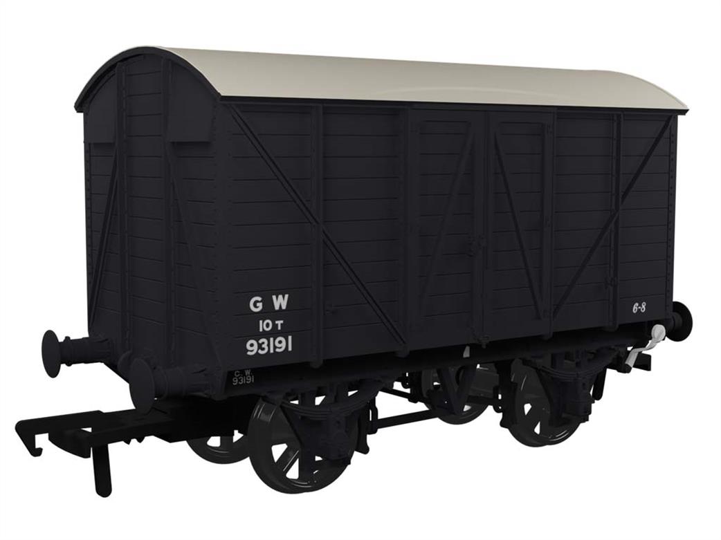 Rapido Trains OO 944020 GWR 93191 Diagram V16 MINK Ventilated Box Van GWR Grey Post-1936 Small Lettering