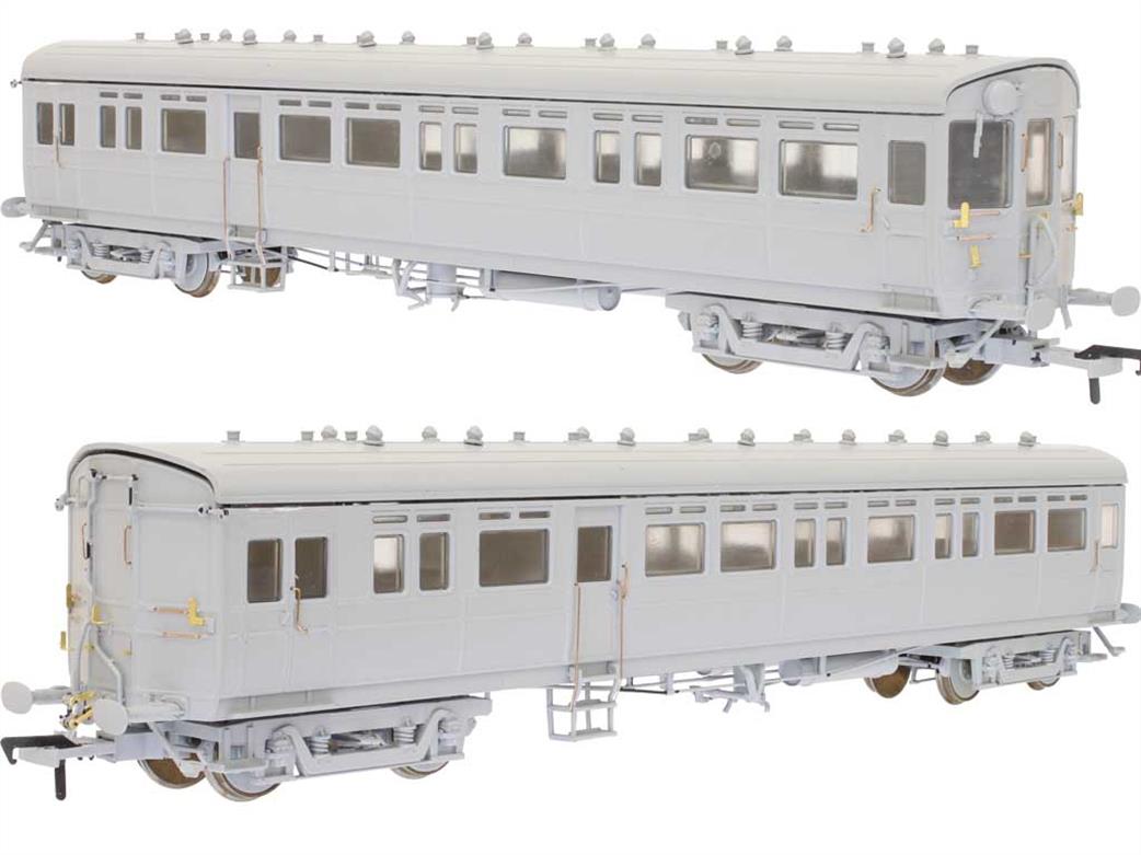 Dapol OO 4P-004-005S BR W37W GWR Autocoach Diagram N Panelled Side Trailer Coach BR Carmine & Cream DCC Sound