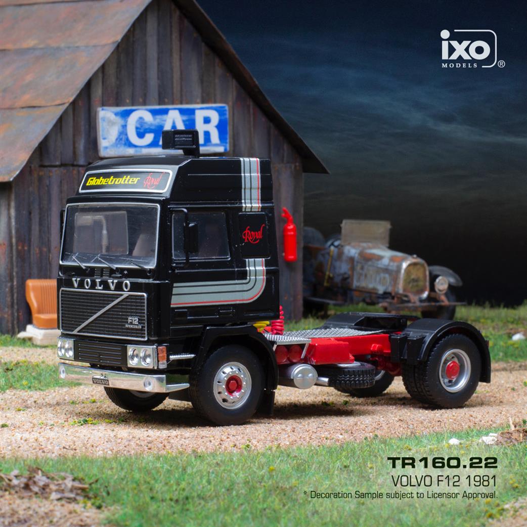 IXO 1/43 TR160 Volvo F12 Black 1981 Diecast Model