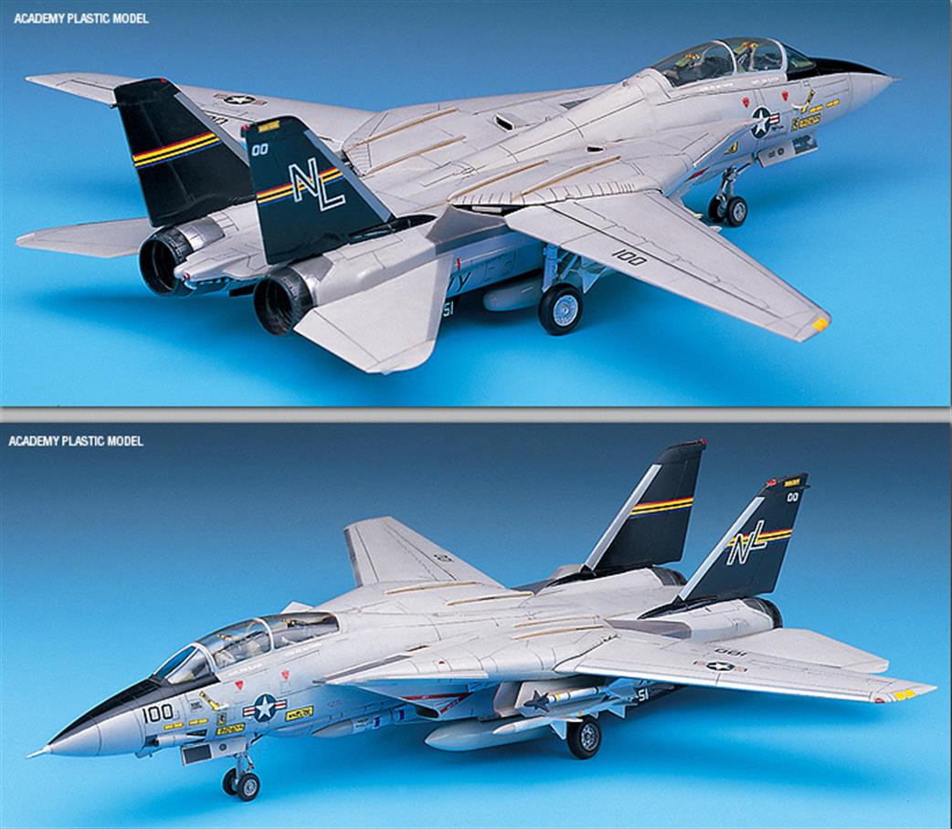 Academy 1/72 12471 USN F-14A Tomcat Plastic kit