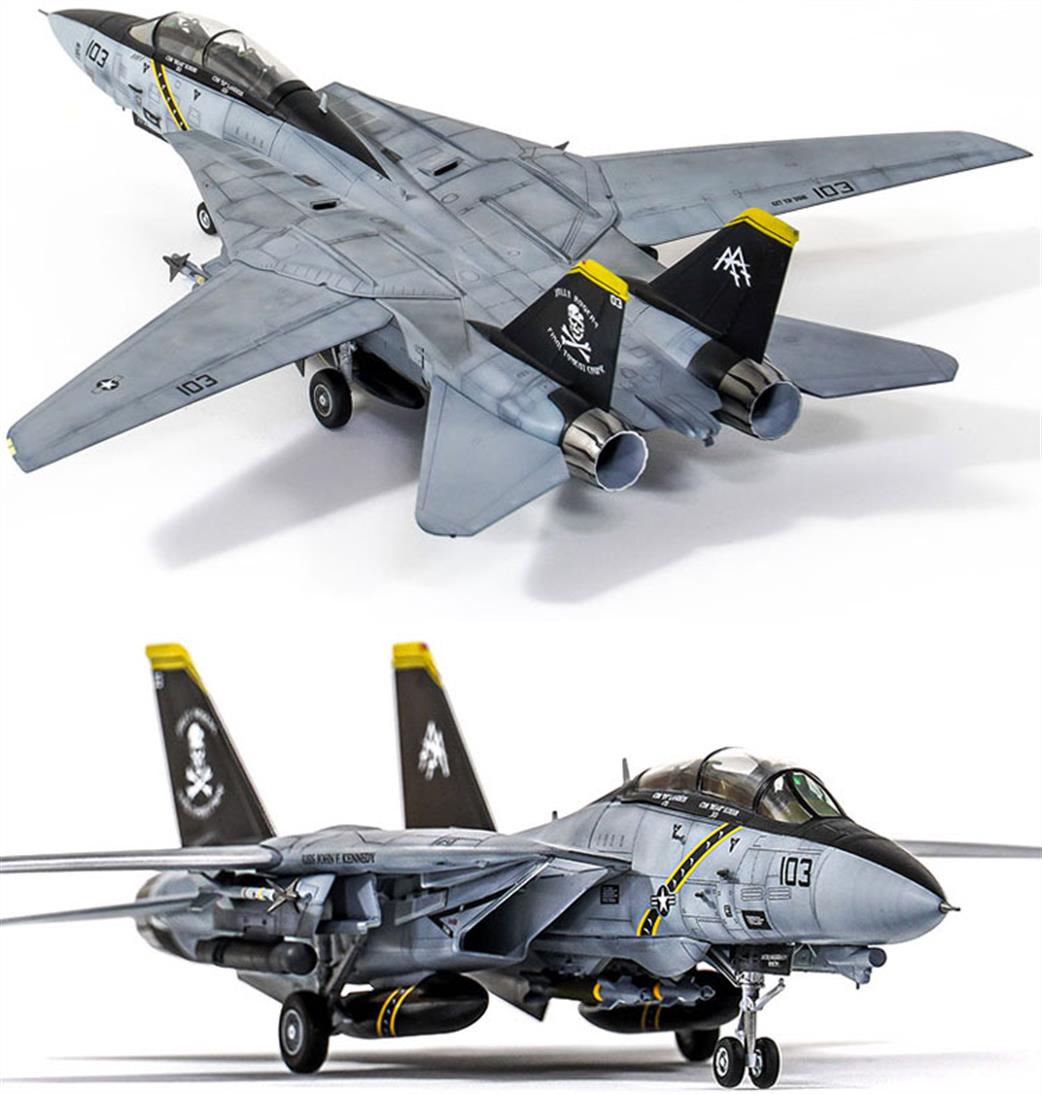 Academy 1/72 12578 USN F-14B Tomcat VF-103 Jolly Rogers Plastic kit