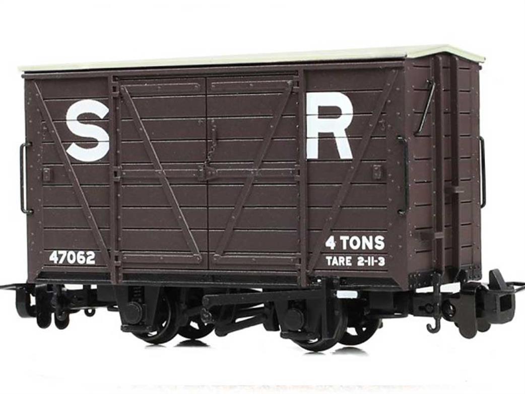 Bachmann OO9 393-126 Statfold Barn ex-RNAD Covered Box Van Goods Brown