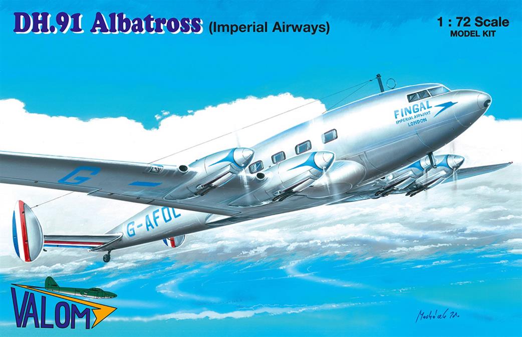 Valom 1/72 72128 DH.91 Albatross Imperial Airways Airliner Kit