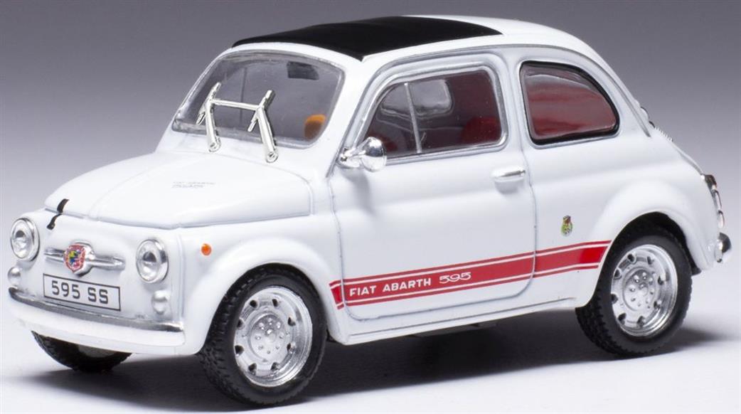 IXO 1/43 CLC484 Fiat Abarth 595 SS White 1957 Diecast Model