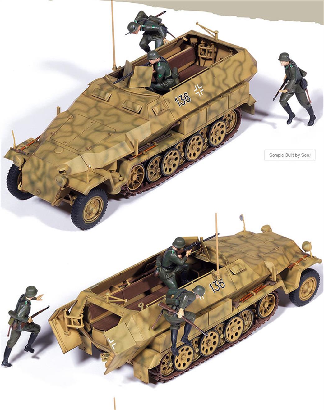 Academy 1/35 13540 Sd.Kfz.251/1 Ausf C German WW2 Halftrack Plastic Kit