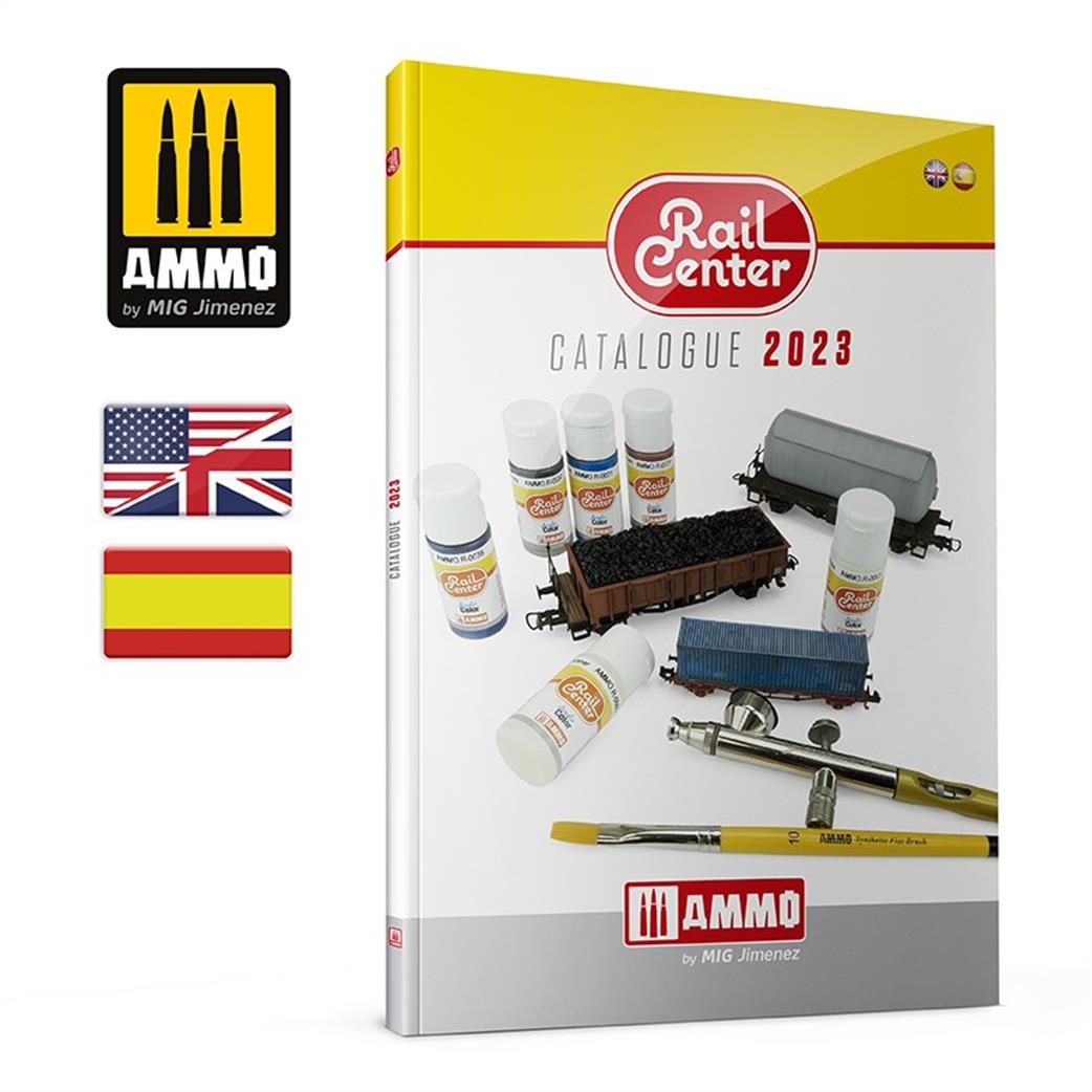 Ammo of Mig Jimenez  AMMO.R-8305 Rail Center Catalogue & Guide 2023