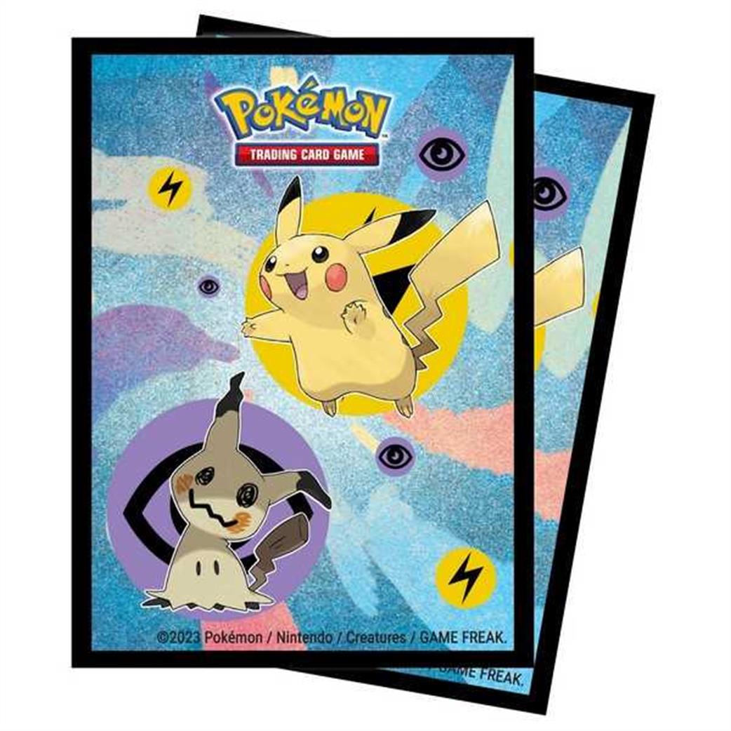 Ultra Pro  16110 65 Pokemon Pikachu & Mimikyu Deck Protectors