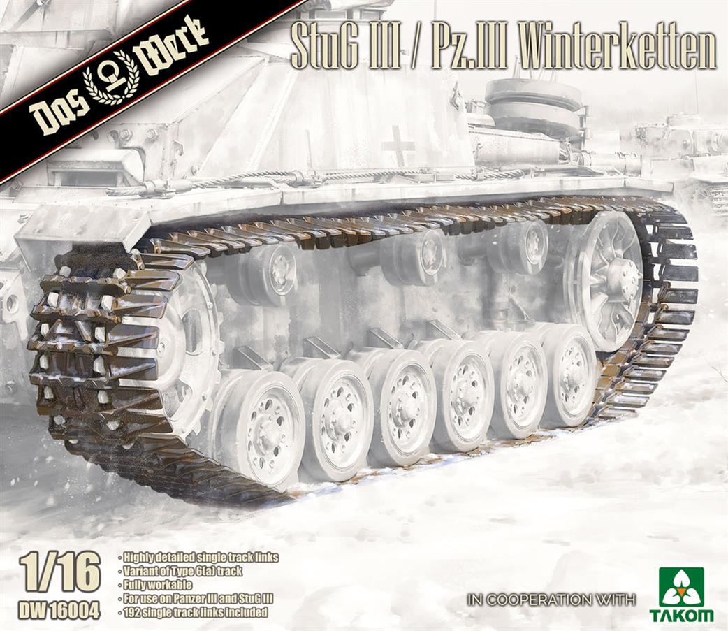 Das Werk 1/16 16004 Winter Track set for German Stug 111 Ausf G