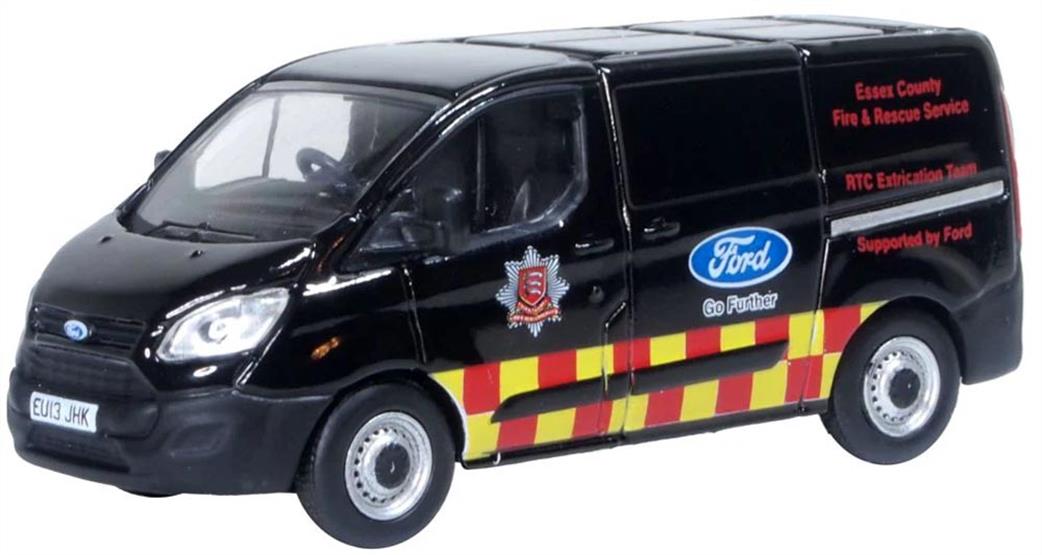 Oxford Diecast 1/76 76CUS009 Ford Transit Custom Essex Fire & Rescue Service