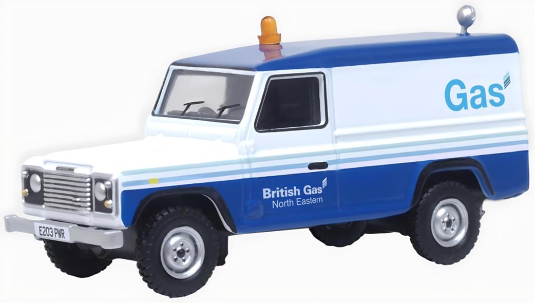 Oxford Diecast 1/76 76DEF019 Land Rover Defender LWB St. Wagon British Gas