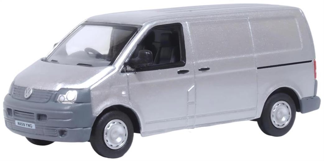 Oxford Diecast 1/76 76T5V006 VW T5 Van Silver