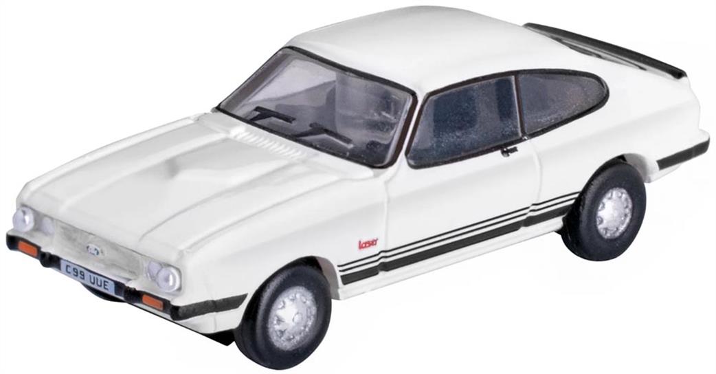 Oxford Diecast 1/148 NCAP003 Ford Capri Mk3 Diamond White Car Model