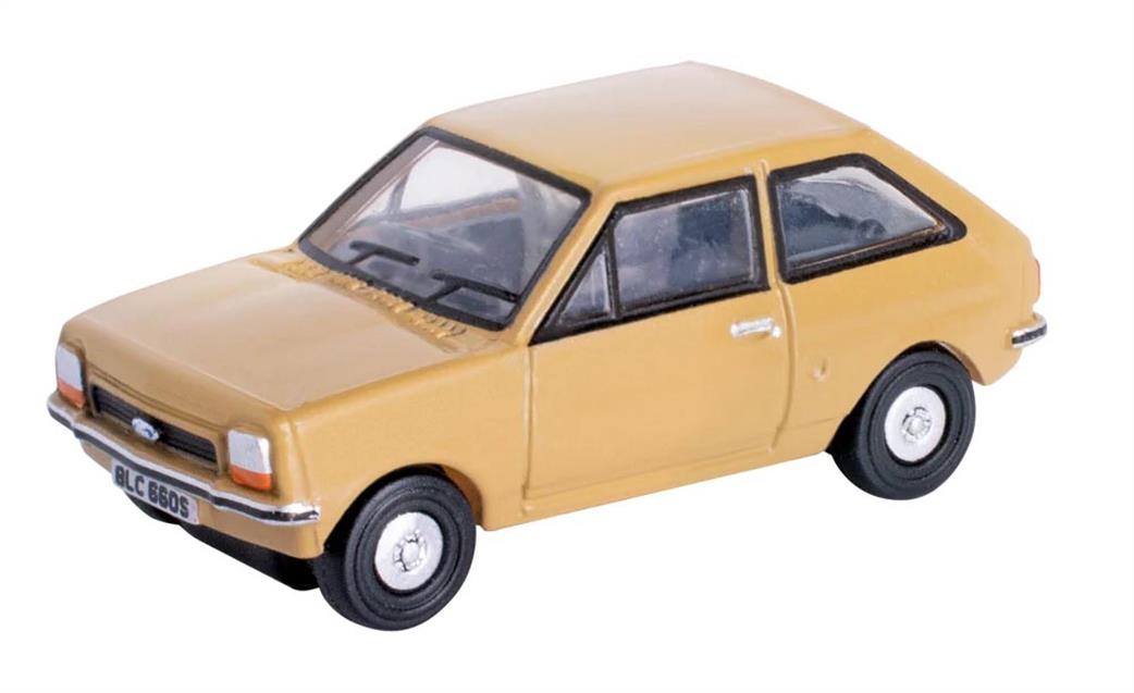 Oxford Diecast 1/148 NFF002 Ford Fiesta Mk1 Nevada Beige